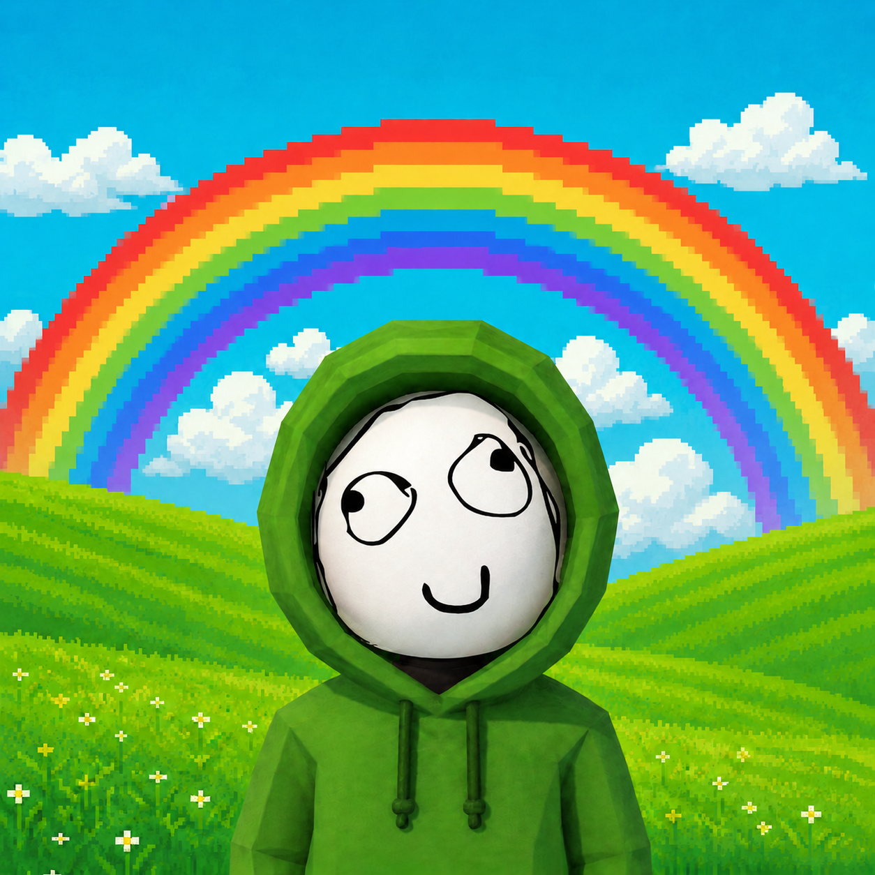 Positive Guy character artwork